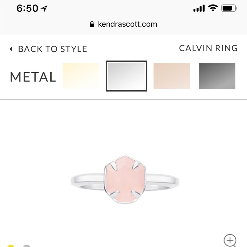 Kendra Scott custom ring